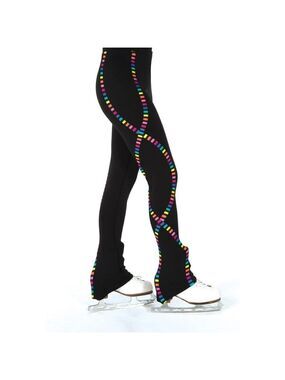 Jerry's Skating World Ribbon Pants Skittles Multi Leggings Medium
